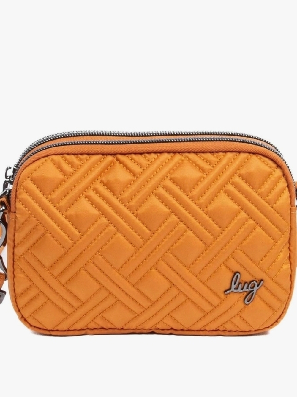 Lug Coupe 2 Convertible Quilted Amber Yellow Crossbody Bag - XL